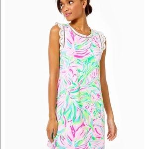 Lilly Pulitzer Agee Dress In Multi Croc My World XS